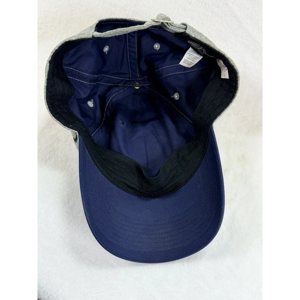 Cleveland Indians Heritage 86 Baseball Cap Hat Gray Blue Nike‎ Dri Fit Men's